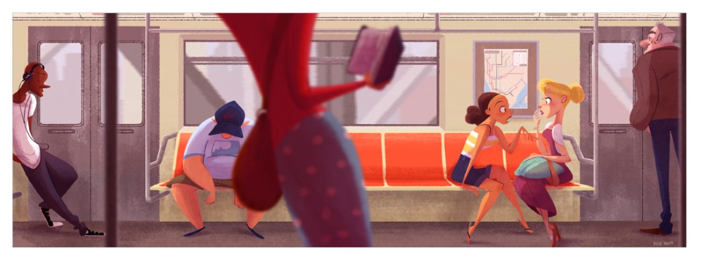 ART: Subway Gossips – Nick Swift