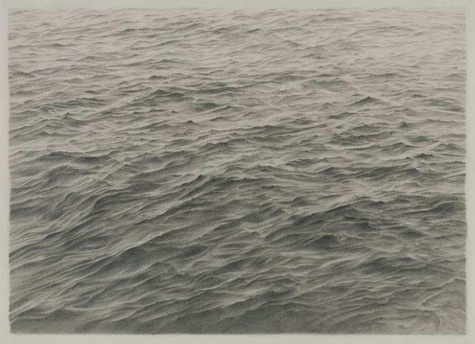 Untitled(Ocean) 1970 bu Vija Celmins