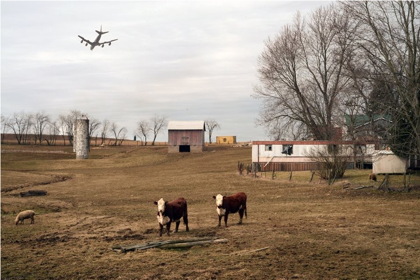 "Elsewhere #5 (Air Force | Restricted), 4"x5" Photograph, Copyright B.A. Van Sise, 2017.