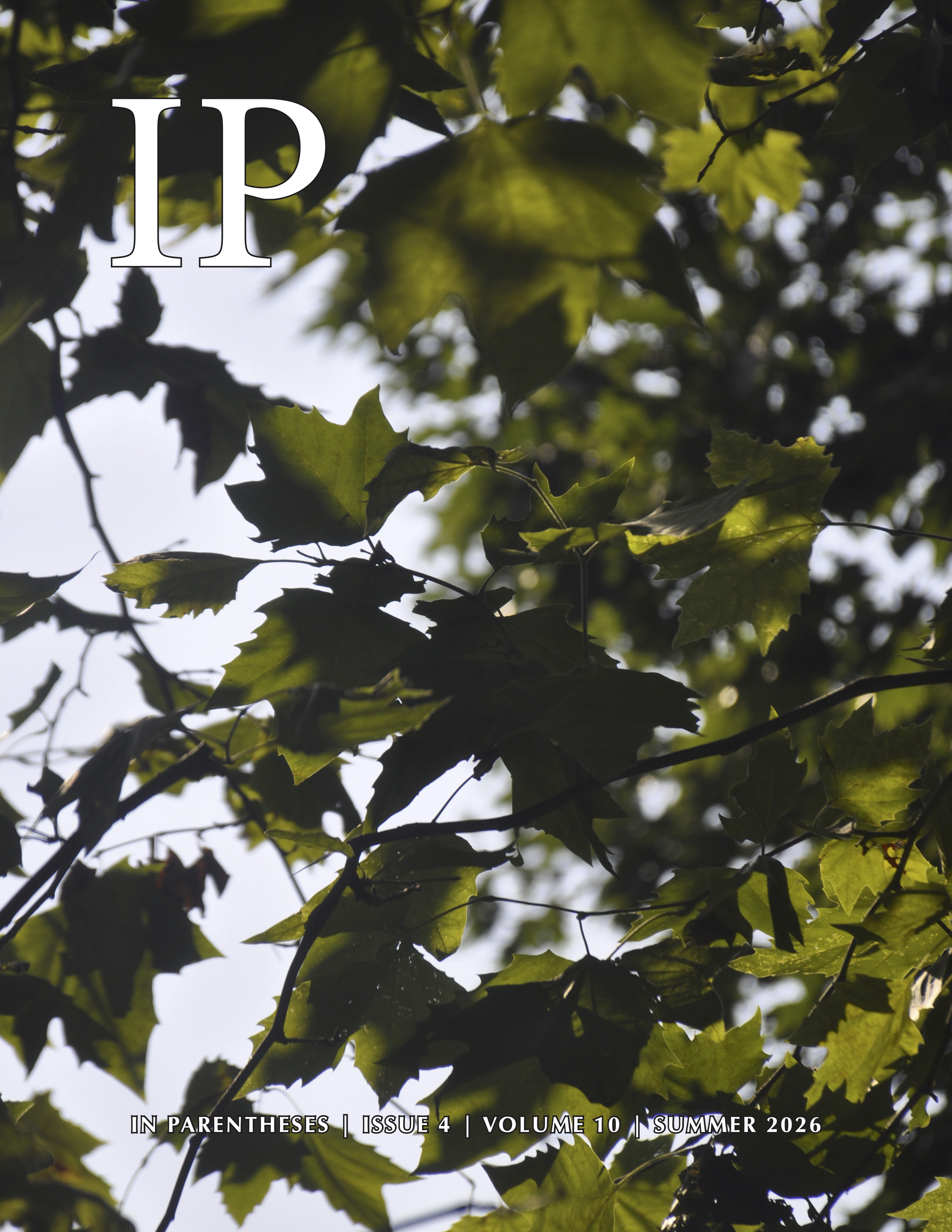 In Parentheses Literary Magazine / JULY 2026 / Volume 10 / Issue 4 / PM Chatelain "Leaf Achievement"